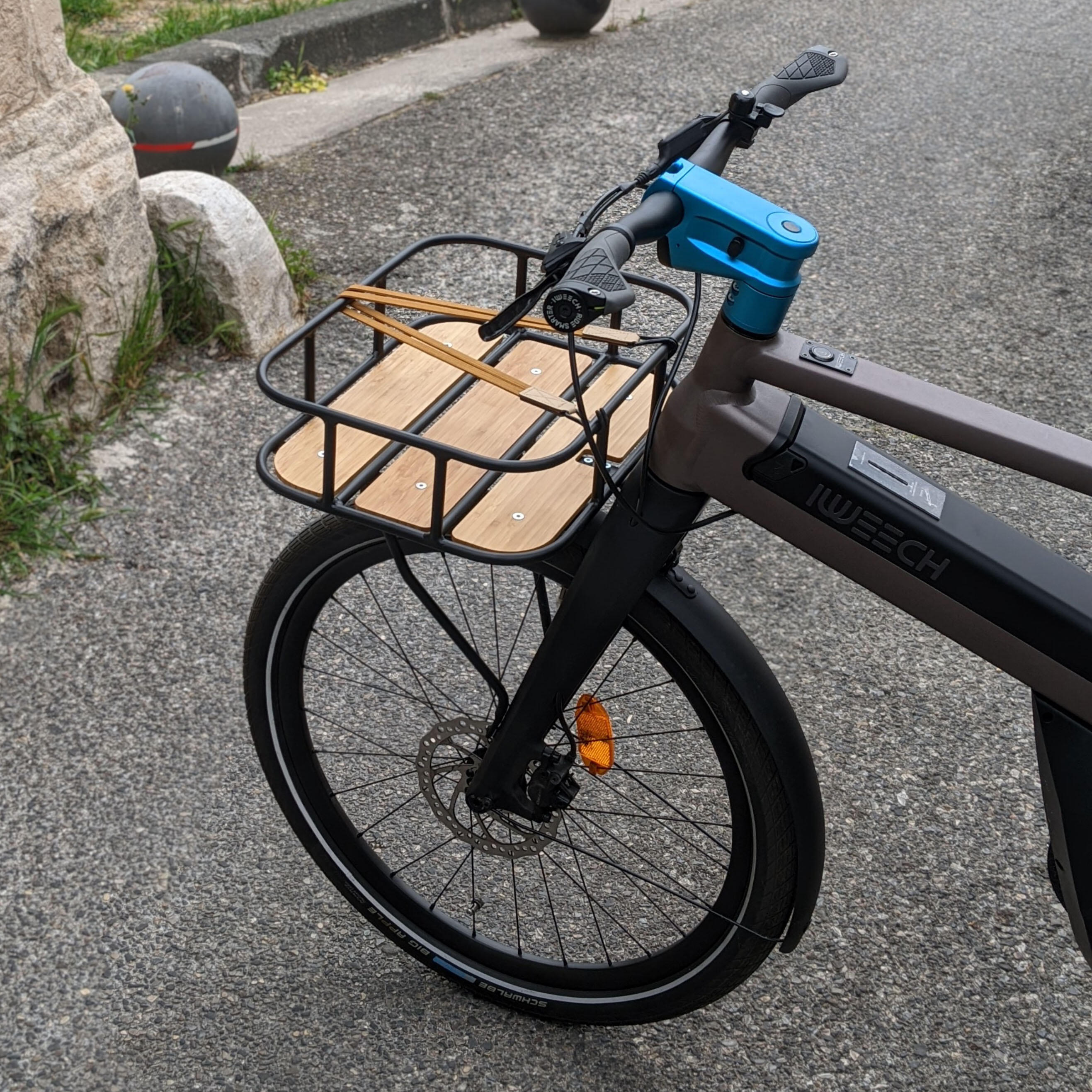 Porte bagage avant velo Decathlon